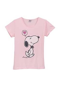 Peanuts Snoopy T-Shirt Damen Oberteil Kurzarm von ONOMATO!