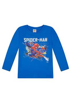 Spider-Man Kinder Jungen T-Shirt Longsleeve Langarm-Shirt, Größe Kids:110-116 von ONOMATO!
