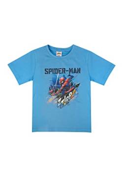 Spider-Man Kinder Jungen T-Shirt Oberteil Top Kurzarm (128-134) von ONOMATO!