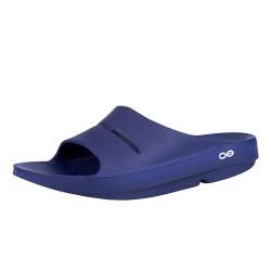 OOFOS Unisex-Erwachsene OOahh Slide Schiebe-Sandalen, Navy, 41 EU von OOFOS