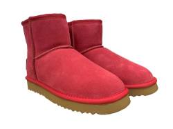 OOG Damen Lederboots mit Teddyfell Echt-Leder warm gefüttert Schnee Boots Winter Boots (OB58541-Pink, EU Schuhgrößensystem, Erwachsene, Damen, Numerisch, M, 40) von OOG, GENERATION