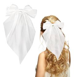 OOTDAY Haarschleifen-Clips für Frauen, Haarbänder, große Haarschleifen für Frauen, niedliche Haar-Accessoires für Frauen Geburtstag Geschenke (weiß) von OOTDAY