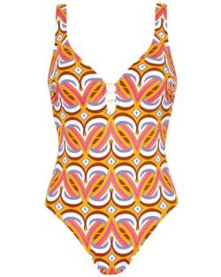 OPERA Badeanzug mit Softcups und Vollfütterung und tiefen Rücken orange 44 B von OPERA