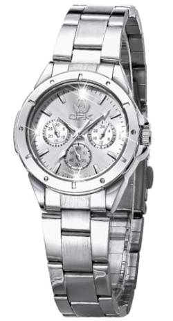 OPK Uhren für Damen, modisch, minimalistisch, Quarz-Armbanduhr, wasserdicht, Geschenke für Damen, Weiß-6001 von OPK