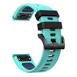 OPKDE 22 x 26 mm Smartwatch-Herrenarmband für Garmin Fenix 7, 7X, 6, 6X, Pro, 5X, 5 Plus, Epix, Schnellverschluss, offizielles Silikon-Armband, For Fenix1 2 3 3HR Mk1, Achat von OPKDE