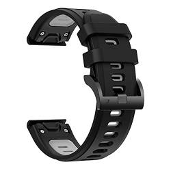 OPKDE 22 x 26 mm Smartwatch-Herrenarmband für Garmin Fenix 7, 7X, 6, 6X, Pro, 5X, 5 Plus, Epix, Schnellverschluss, offizielles Silikon-Armband, For Vertix, Achat von OPKDE