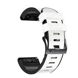 OPKDE Silikon-Lederarmband für Garmin Fenix 7 7X 5 5X Plus 6 6X Pro Smartwatch QuickFit Easyfit Armband 26 22 mm, QuickFit 26mm, Achat von OPKDE