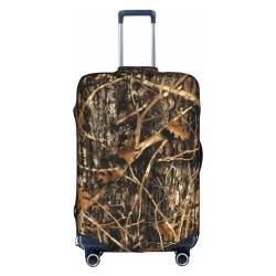 OPSREY Beagle Dog bedruckte Kofferhülle Reisegepäckhüllen Elastische Gepäckhüllen, Autumn Camoflauge, XL von OPSREY