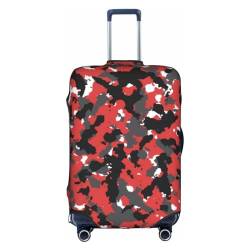 OPSREY Cartoon Cute New York American Theme Art Printed Suitcase Cover Travel Luggage Sleeves Elastic Luggage Sleeves, camouflage, XL von OPSREY