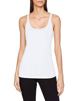 OPUS Damen Daily A T-Shirt, Weiß (White 010), (Herstellergröße: 40) von OPUS