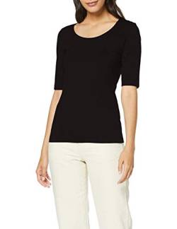 OPUS Damen Daily F T-Shirt, Schwarz (Black 900), (Herstellergröße: 36) von OPUS