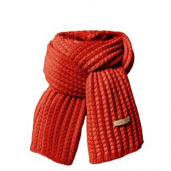 ORANDESIGNE Schal Damen Winter Flauschig Weicher Strickschal Winter Warm Einfarbig Grobstrick Schal Oversize Winterschal Elegante Quadratischer Frauen Deckenschal Scarf A Rot M von ORANDESIGNE