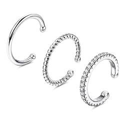 ORAZIO 3PCS Einstellbare Zehenringe für Frauen Silberfarbener minimalistischer offener Zehenring Satz Sommer Strand Fuß Schmuck Set Geschenke für Frauen Mädchen 2 von ORAZIO