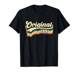 33. Geburtstag Geschenk Original Männer Frauen Jahrgang 1991 T-Shirt von ORIGINAL Dein Jahrgang Deine Geschenkidee