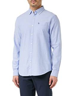 ORIGINAL PENGUIN Herren Ls Eco Oxford W Stre Hemd, Amparo Blue, M von ORIGINAL PENGUIN