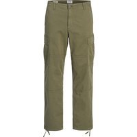 ORIGINALS by JACK & JONES Cargohose, Eingrifftaschen, Gürtelschlaufen, für Herren, grün, 29/30 von ORIGINALS by JACK & JONES