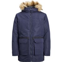 ORIGINALS by JACK & JONES Parka, wasserabweisend, Kapuze, für Herren, blau, S von ORIGINALS by JACK & JONES