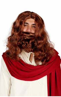 ORION COSTUMES Männer Jesus Perücke und Bart Religiöse Krippe Kostüm Kostümzubehör von ORION COSTUMES