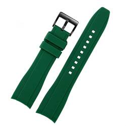 ORKDFJ Silikon-Uhrenarmband für Rolex Longine Citizen BN0193, gebogene Schnittstelle, 19 mm, 20 mm, 22 mm, weiches 21-Mann-Armband, Zubehör, 19 mm, Achat von ORKDFJ