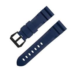 ORKDFJ Uhrenarmband für die PAM1392/0682-Serie, 22 mm, 24 mm, Fluorkautschuk, weiches FKM-Gummi-Uhrenarmband, 42/44 mm Zifferblatt für Panerai-Gurtzubehör, 22 mm, Achat von ORKDFJ