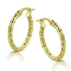 Orovi Damen Gold Creolen Ohrringe GelbGold Ohrringe 18 Karat (750) Ohr-Schmuck von OROVI