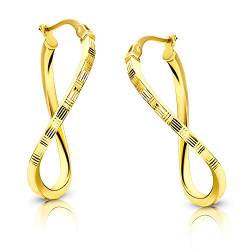 Orovi Ohrringe Damen Gelbgold 9 Karat / 375 Gold Creolen Ohr-Schmuck von OROVI