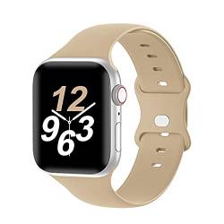 Ersatz-Armband aus weichem Silikon, kompatibel mit Apple Watch 41 mm, 40 mm, 38 mm, für iWatch SE Series 8/7/6/5/4/3/2/1 von ORROKER