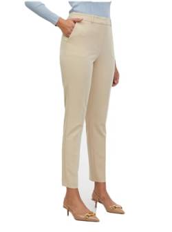 ORSAY Beige Damenhose Slim Fit Hosen für Damen | Stilvolle Damenhosen | Bequemer Modetrends | Vielseitige Kollektion | Business Casual | Moderne Schnitte 40 von ORSAY