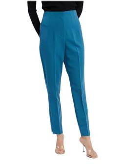 ORSAY Blaue Hose Damen Slim Fit Hosen für Damen | Stilvolle Damenhosen | Bequemer Modetrends | Vielseitige Kollektion | Business Casual | Moderne Schnitte 34 von ORSAY