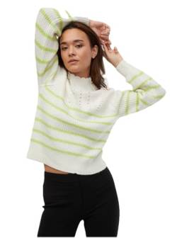 ORSAY Grün-weiß gestreifter Damenpullover mit Wolle Damen-Oberteile | Tops, T-Shirts und Blusen | Modische Oberbekleidung | Vielfältige Styles | Trendige Damenmode | Casual Outfits | Elegante Tops L von ORSAY