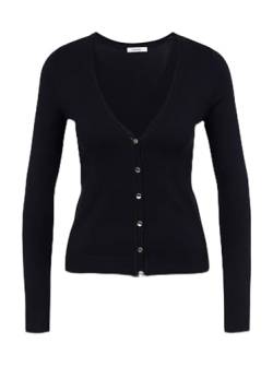 ORSAY Schwarze Damen Strickjacke Damen-Oberteile | Tops, T-Shirts und Blusen | Modische Oberbekleidung | Vielfältige Styles | Trendige Damenmode | Casual Outfits | Elegante Tops L von ORSAY