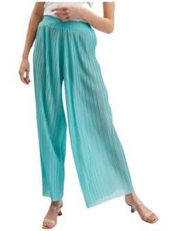 ORSAY Türkisfarbene Weite Damenhosen Slim Fit Hosen für Damen | Stilvolle Damenhosen | Bequemer Modetrends | Vielseitige Kollektion | Business Casual | Moderne Schnitte M von ORSAY