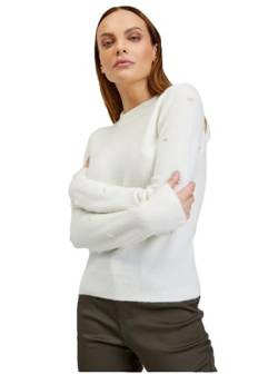ORSAY Weißer Damen Pullover mit dekorativen Details Damen-Oberteile | Tops, T-Shirts und Blusen | Modische Oberbekleidung | Vielfältige Styles | Trendige Damenmode | Casual Outfits | Elegante Tops L von ORSAY