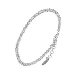 ORUS BIJOUX Armband, Silber, rhodiniert, Kugeln, Diamanteffekt, Sterling-Silber von ORUS BIJOUX