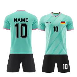 ORYG Erwachsene Personalisierte Fußballtrikots Mit Namen Nummer Team Fussballtrikot Jungs Fußball Trikot Kinder Set von ORYG