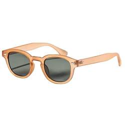 OS SUNGLASSES Vintage Sonnenbrille mit runden Gläsern - Robert Downey Jr. / Johnny Depp Eyewear - Bunte polarisierte Linse + TR90 Rahmen - Unisex von OS SUNGLASSES
