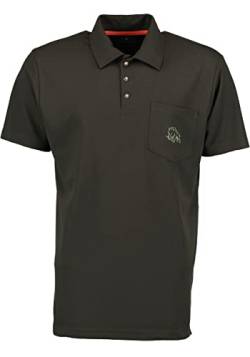 OS Trachten Herren Poloshirt Kurzarm Jagdshirt mit Polokragen Falbo, Größe:M, Farbe:trachtengrün von OS Trachten