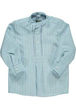OS Trachten Kinder Hemd Jungen Langarm Trachtenhemd mit Schlupfform Stere, Größe:134/140, Farbe:Kornblau von OS Trachten