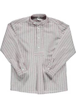 OS Trachten Kinder Hemd Jungen Langarm Trachtenhemd mit Schlupfform Stere, Größe:158/164, Farbe:hochrot von OS Trachten