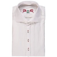 OS-Trachten Trachtenhemd Kuonas Herren Langarmhemd mit 2x5 Biesen von OS-Trachten