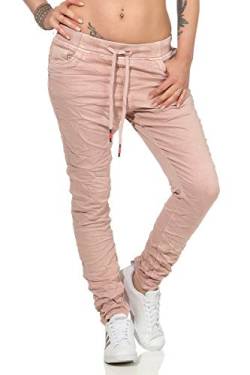 OSAB-Fashion 10735 Damen Jogg-Pants Boyfriend Hose Baggy Slimfit Wrinkleeffekte von OSAB-Fashion