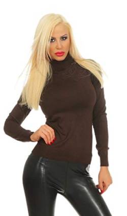 OSAB-Fashion 310974 Damen Feinstrick-Pullover Rollkragen Pullover Strickpullover von OSAB-Fashion