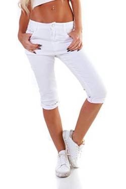 OSAB-Fashion 311036 Damen Caprihose Capri Hose Sommer Pants 3/4Hose Slimfit auch Übergrößen von OSAB-Fashion