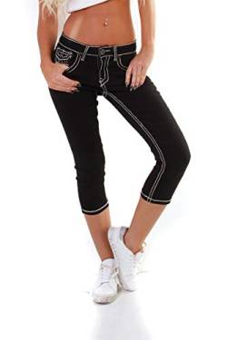 OSAB-Fashion 34951 Damen Jeans Hose Capri-Style 7/8-Länge Skinny Slimfit Low-Waist von OSAB-Fashion
