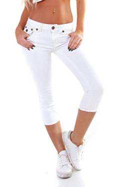 OSAB-Fashion 4951 Damen Jeans Hose Capri-Style 7/8-Länge Skinny Slimfit Low-Waist von OSAB-Fashion
