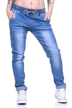 OSAB 14443 Fashion Knackige Damen Jogg Pants Jeans Röhre Baggy Hose Boyfriend Style auch Übergrößen von OSAB