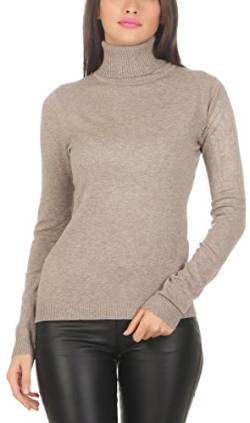 OSAB 510974 Damen Feinstrick-Pullover Rollkragen Pullover Strickpullover Basic von OSAB