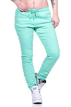 OSAB N11589 Damen Jeans Hose Boyfriend Haremsjeans Gummibund Jogg-Style Pants von OSAB