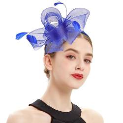 OSALADI 1 Satz Feder-tee-party-hut Fascinator Mit Schleier Fascinator Für Damen Damenaccessoires Für Besondere 20er 50er Jahre Hut Kopfbedeckung Aus Netzgarn Doppelter Zweck Nylon Braut von OSALADI