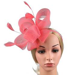 OSALADI 1 Satz Feder-tee-party-hut Frauen Faszination Fascinator-haarband Stirnband Für Die Teeparty Fascinator-hüte Für Frauen 20er 50er Jahre Hut Damenhut Bauchmuskeln Fräulein Blumen von OSALADI